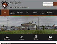 Tablet Screenshot of foxvalleyautoauction.net